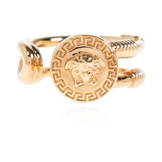 Versace Rings, unisex, Yellow, Size: 60 MM Safety Pin Ring