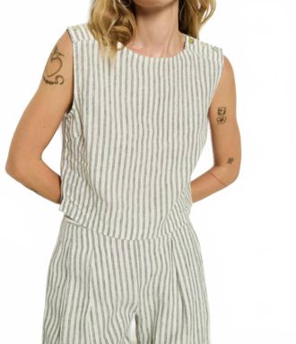 Rails Cara Tank Top In Linen Stripe