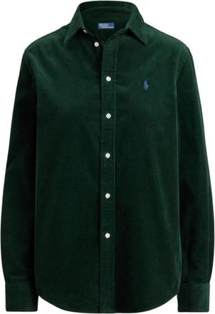 Polo Ralph Lauren Shirt - Dames - Overhemden - Groen - XS - Overhemden