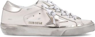 Golden Goose White Lace Up Sneakers