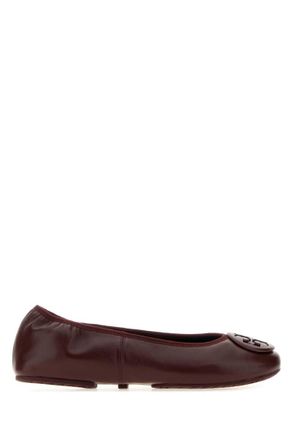 Tory Burch Purple Leather Ballet Flats