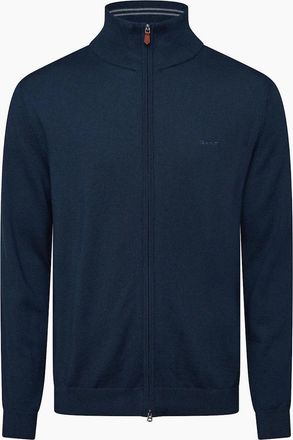 GANT Mens Cotn Texture fu - Navy - Size: 40