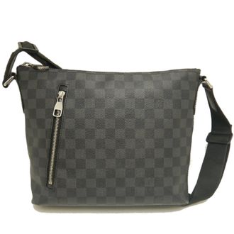 Louis Vuitton Noir Damier Canvas Shoulder Bag (Pre-Owned)