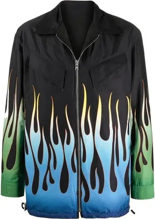 Kenzo Black Cotton Shell Mens Jacket