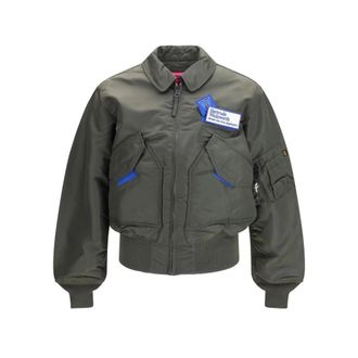 GR10K Cwu-45 Bomberjack - Heren - Bomber jackets - Groen - M - Nylon - Jassen