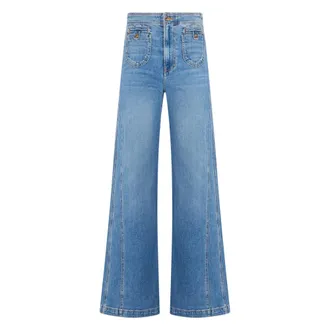 Veronica Beard Dames, Jeans, Blauw, Maat: W25 Katoen