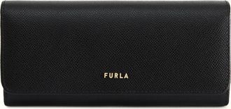 Furla Classic Bi-fold Wallet Nero Black Andromeda Calf Leather Woman