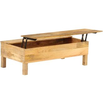 vidaXL Vidaxl - Tavolino da Salotto in Legno Massello di Mango 110x55x35 cm