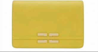 Elisabetta Franchi Leather Effect Chain Shoulder Bag