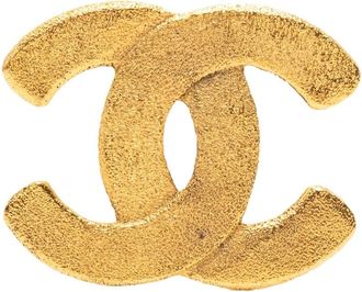 Chanel Pre-owned Jewellery, female, Yellow, Size: ONE SIZE Pre-owned Elegant Brooch