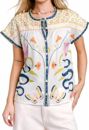 Cleobella Womens Hadley Front Button Top In Montecito