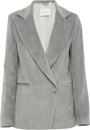 Manila Grace Dames, Jassen, Grijs, Maat: M Leer