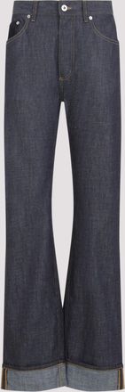Bottega Veneta Intrecciato-jeans met zakken