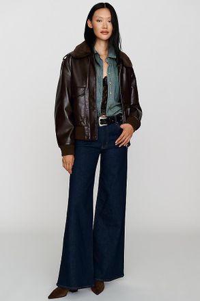 Frame Denim The Palace High-Rise Wide-Leg Jeans