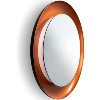 Paco Home Paco Home - Espejo led con Iluminaci&oacute;n Espejo L&aacute;mpara Interruptor T&aacute;ctil para Ba&ntilde;o Ba&ntilde;o Rame spazzolato, &Oslash;60cm
