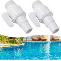 OEM Valvola Di Intercettazione Per Piscina, 2 Pezzi. Valvola Di Intercettazione Per Piscina, Valvola Per Piscina, Accessorio Per Piscina, Adattatore Per T