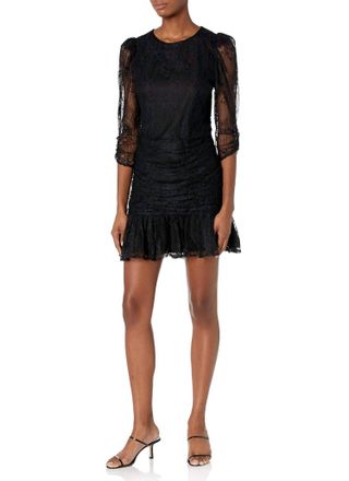 Astr Rosalind Dress In Black