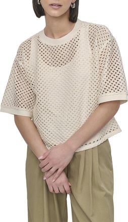 DKNY Dkny Crochet Knit Top