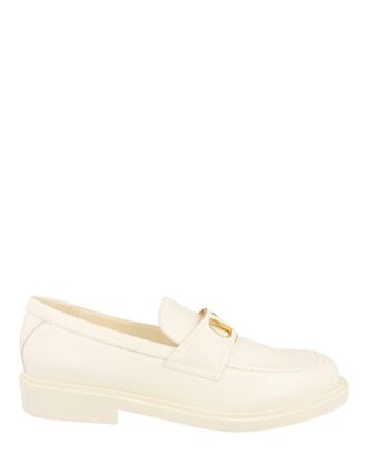 Valentino VLogo Signature Leather Loafers