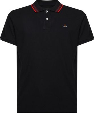 Vivienne Westwood Black Cotton Polo Shirt
