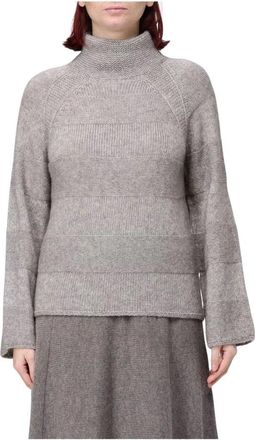 Emporio Armani Ew 005074U6200 Trui met col - Dames - Coltruien - Beige - XL - Truien & Vesten