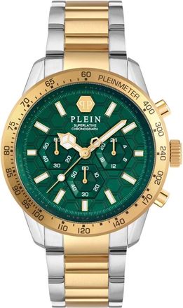 Philipp Plein Pleinmeter Chrono Horloge - Heren - Horloges - Groen - ONE Size - Accessoires