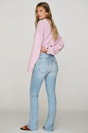 Mother Runaway Low-Rise Slim Bootcut Jeans