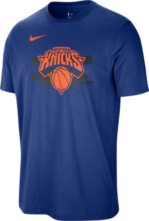 Nike New York Knicks Courtside Nike Mens NBA T-Shirt in Blue | HV6758-495