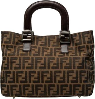 Fendi Pre-owned Canvas Tote - Pre-owned - Mujer - Marr&oacute;n - ONE SIZE