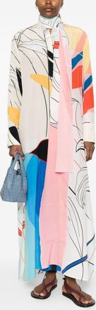 F.R.S. Printed Silk Dress