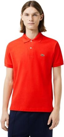 Lacoste Polo Shirt Korte Mouw - Heren - Polos - Rood - XL - Katoen - Tops