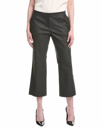 Lafayette 148 New York Manhattan Cropped Pants In Eclipse