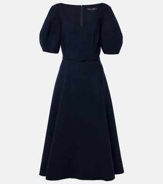 Oscar De La Renta Abito midi in misto lana