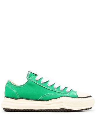 Miharayasuhiro Peterson Original Sole cotton-canvas trainers - Green