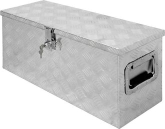 ECD Germany Ecd Germany - Caja De Aluminio Multiusos 73 X 24 X 32 Cm Resistente A La Corrosi&oacute;n Con Sistema De Cierre De Almacenamiento De Herramientas Malet&iacute;n Seg