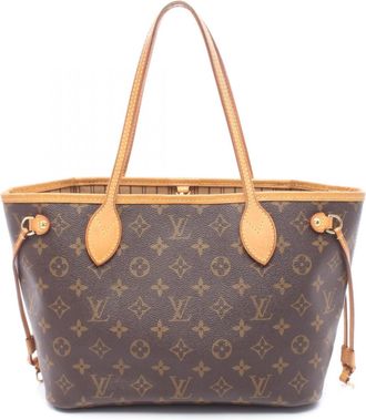 Louis Vuitton Monogram Brown Coated Canvas Tote Bag (Pre-Owned)