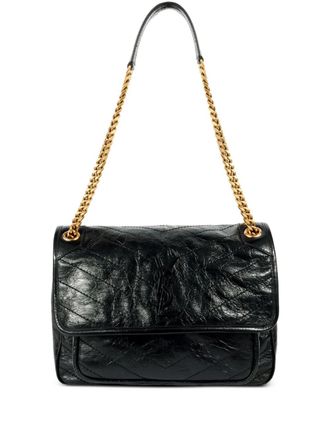 Saint Laurent medium Niki quilted chain bag - Black
