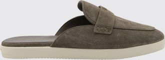 Tory Burch Mules in pelle scamosciata con logo Double T e tacco basso