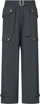 Liu Jo Mujer, Pantalones, Gris, Talla: M