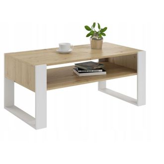 OEM Tavolino Da Caff&egrave; Kaja Artisan In Rovere/bianco Per Il Soggiorno Mk Room