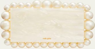 Cult Gaia Eos Pearly Acrylic Clutch Bag