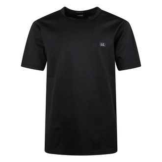 C.P. Company C.P. Company, T-Shirts, male, Black, L, Round Neck T-shirt