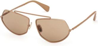 Max Mara Joey Zonnebril - Dames - Zonnebrillen - Bruin - 60 MM - Accessoires
