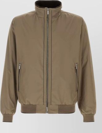Moorer polyester bomber jacket