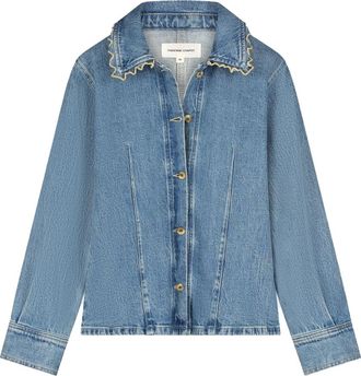 Fabienne Chapot Inda Blusa - Jackets - Mujer - Azul - 2XL