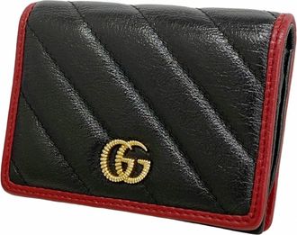 Gucci Black Leather Wallet (Bi-Fold) (Pre-Owned)