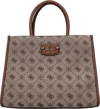 Guess Neda Tote - Dames - Handtassen - Bruin - ONE Size - Leer - Tassen