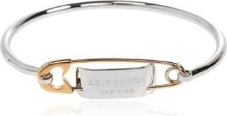 Kate Spade New York Armband met gegraveerd logo - Dames - Armbanden - Grijs - ONE Size - Accessoires