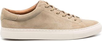Polo Ralph Lauren Jermain II low-top sneakers - men - Calf Suede/Fabric/Calf Leather/Rubber - 9 - Neutrals