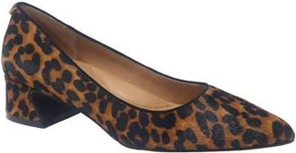 Gentle Souls Gardena Pointed Toe Pump in Leopard Haircalf at Nordstrom, Size 8.5